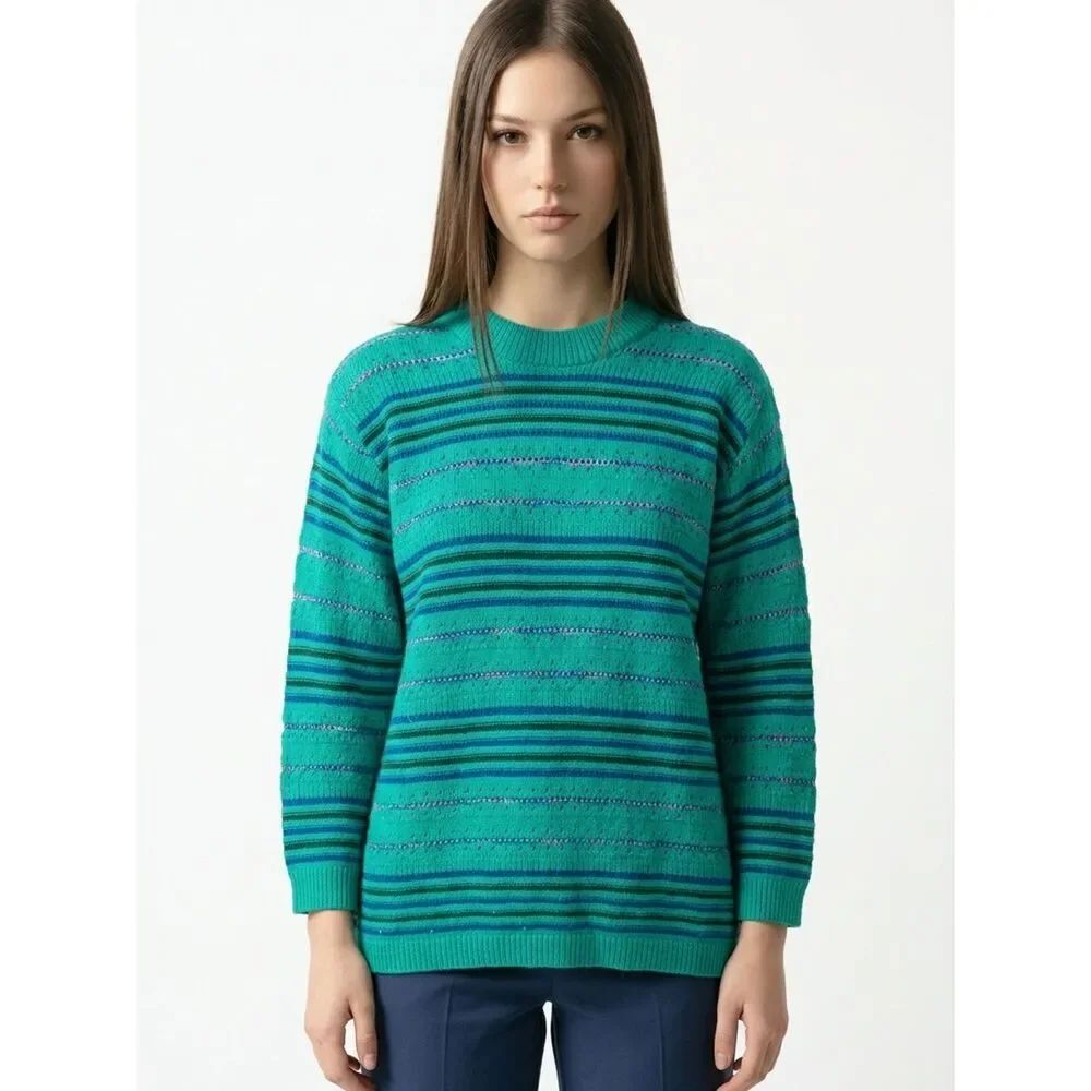ALFRED DUNNER | Vintage Super Oversized Sweater Coastal Grandma Women’s Size S